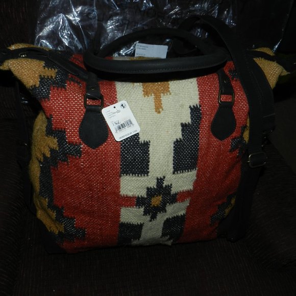 Free People Weekender Oversize Cowboy Style Bag 📢🆕NWT!🥳🎈📢 FAST SHIP😮💨⚡🚚 - Picture 11 of 15